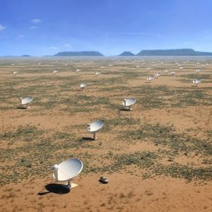 Fig. 2 - SKA-MID Africa. Crediti: SKA Organisation 
